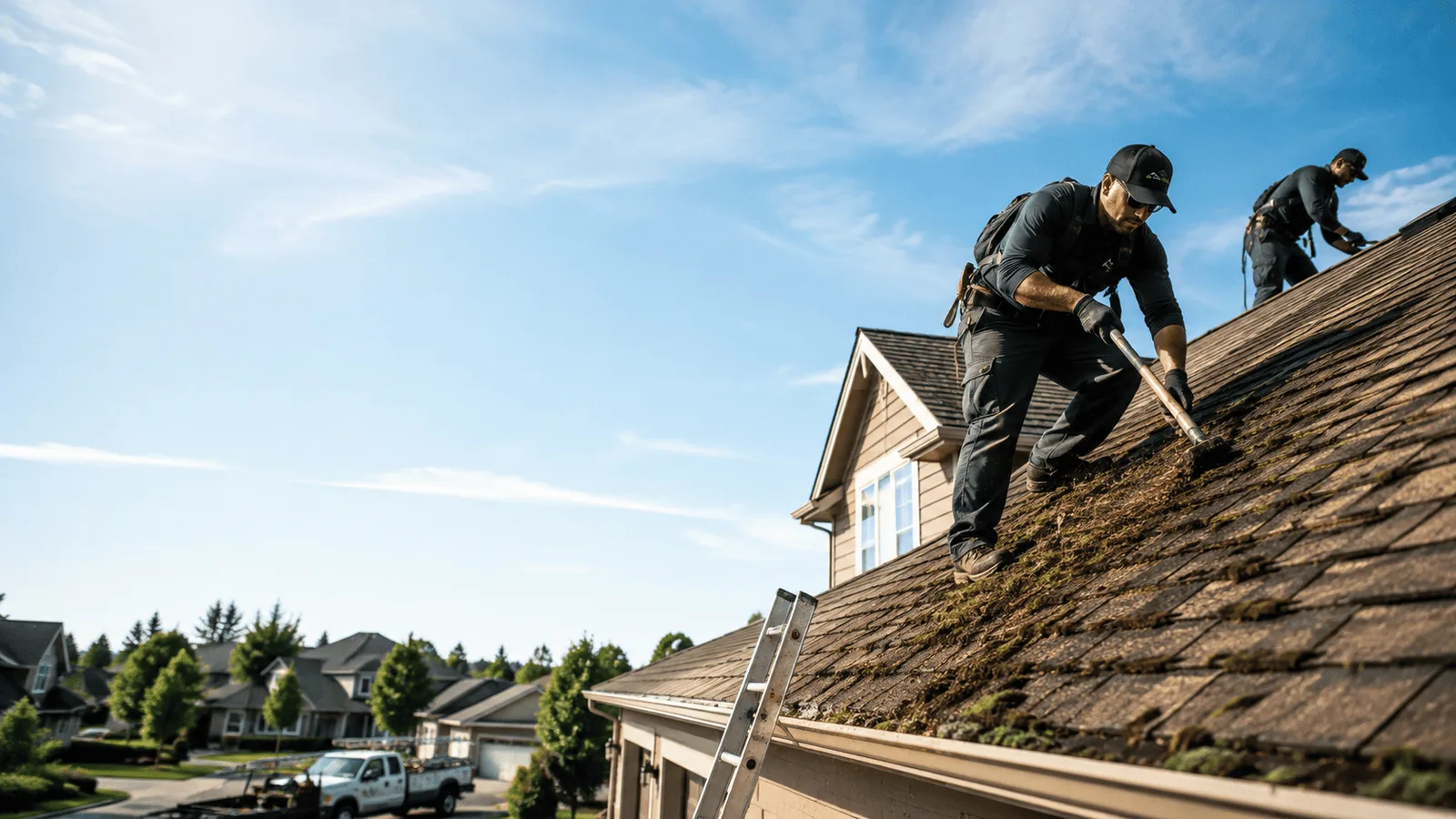 Roof Moss Removal in La Grange, KY near me